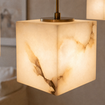Luminous Cube Cluster Chandelier