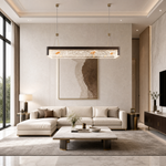 Luminous Cube Modern Linear Dining Pendant Light