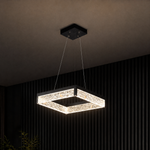 Luminous Cube Modern Sculptural Pendant Light
