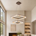 Luminous Cube Modern Sculptural Pendant Light