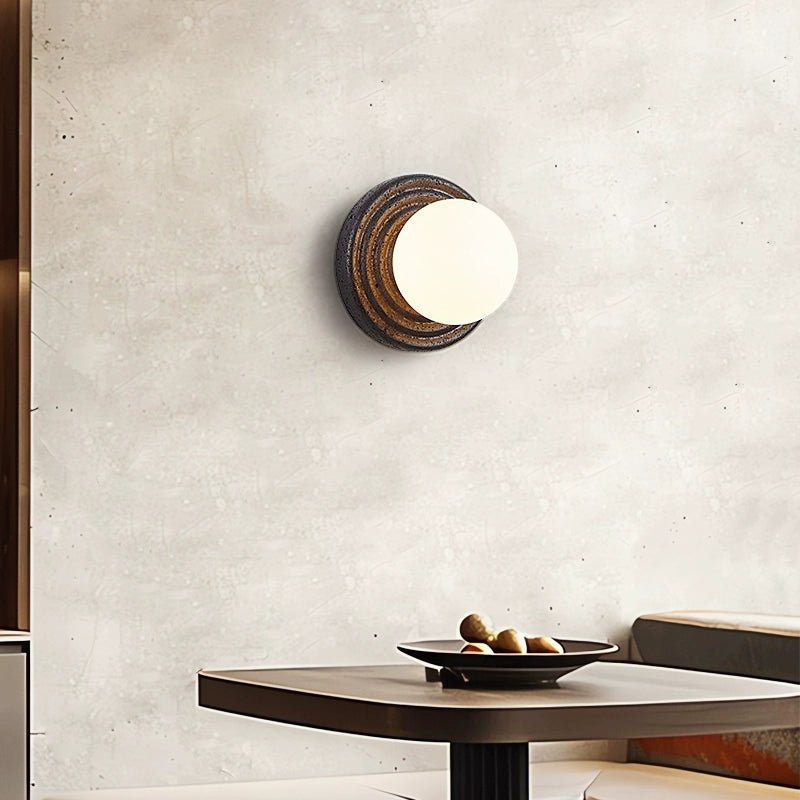 Lunara Travertine Wall Sconce - YIOSI