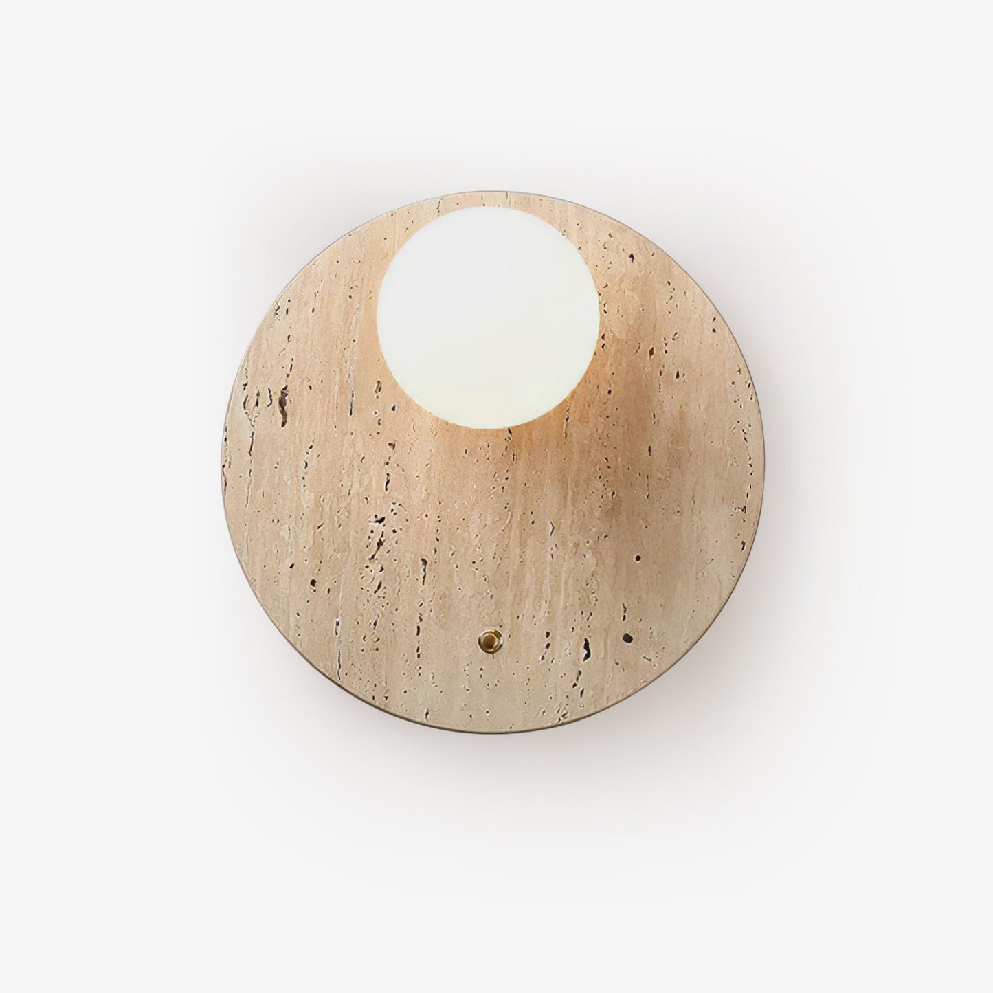 Luna Travertine Wall Sconce - YIOSI