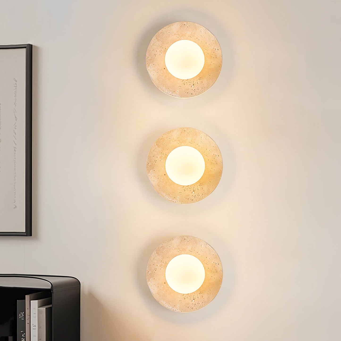 Lunaro Travertine Sconce - YIOSI