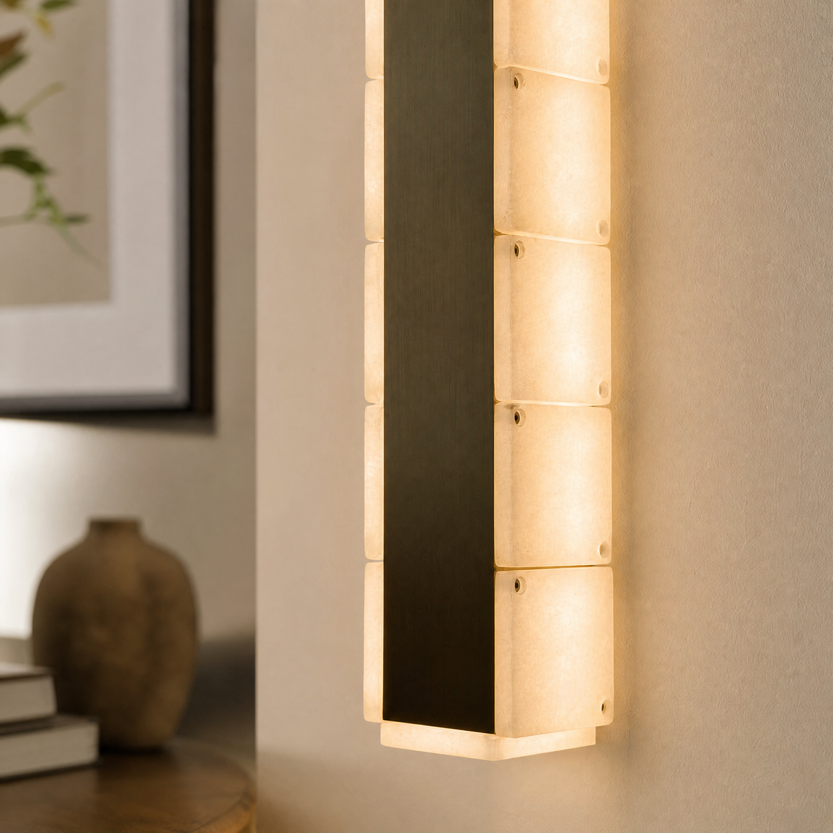 Madison Natural Stone Wall Sconce 3.5"