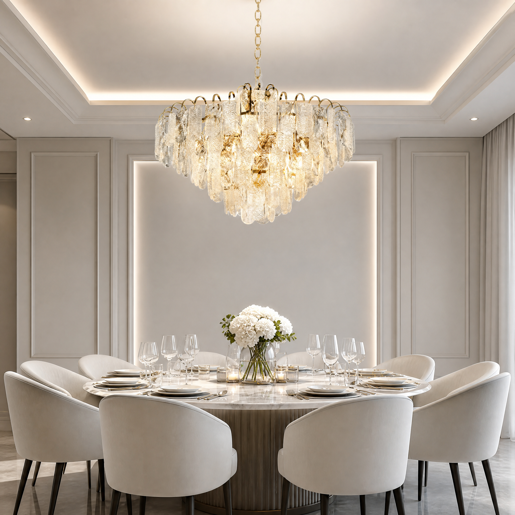 Madreperla Crystal Chandelier