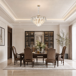 Madreperla Crystal Crown Chandelier