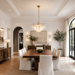 Madreperla Crystal Halo Chandelier