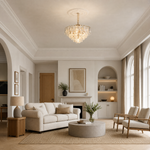 Madreperla Crystal Halo Chandelier