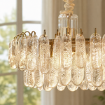 Madreperla Crystal Linear Chandelier