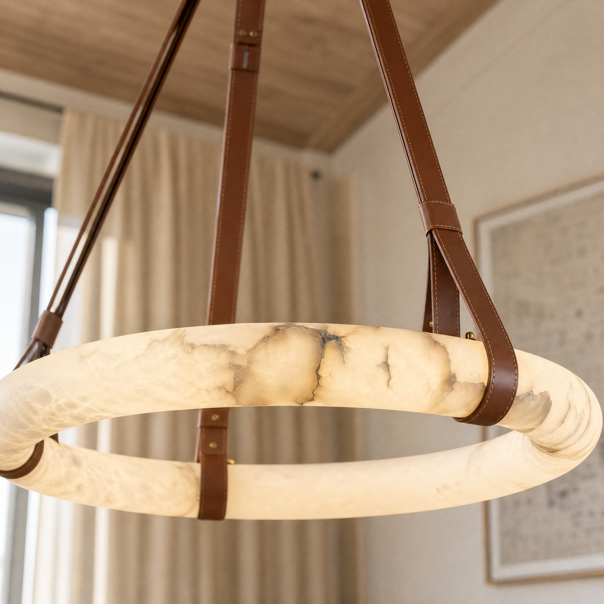 Marble Belt Round Hanger