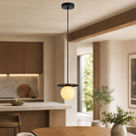Marble Globe Pendant - Black