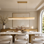 Marble Linear Dining Pendant 1200 - Copper