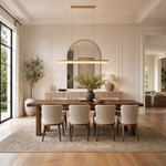 Marble Linear Dining Pendant 1500 - Copper