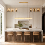 Marble Linear Dining Pendant 1500 - Copper