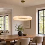 Marble Square Large Ring Chandelier 770 - Copper