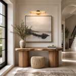Marble Square Vanity Light 24 Inch - Gold