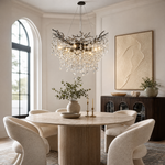 Marquise Branch Semicircle Round Pendant 1000 - Matte Black