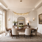 Marquise Curved Branch Linear Dining Pendant 1500 - Copper