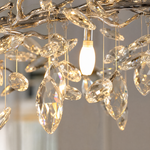 Marquise Linear Dining Pendant 1800 - Silver