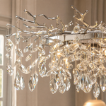 Marquise Linear Dining Pendant 1800 - Silver