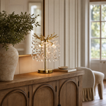 Marquise String Branch Table Lamp - Gold