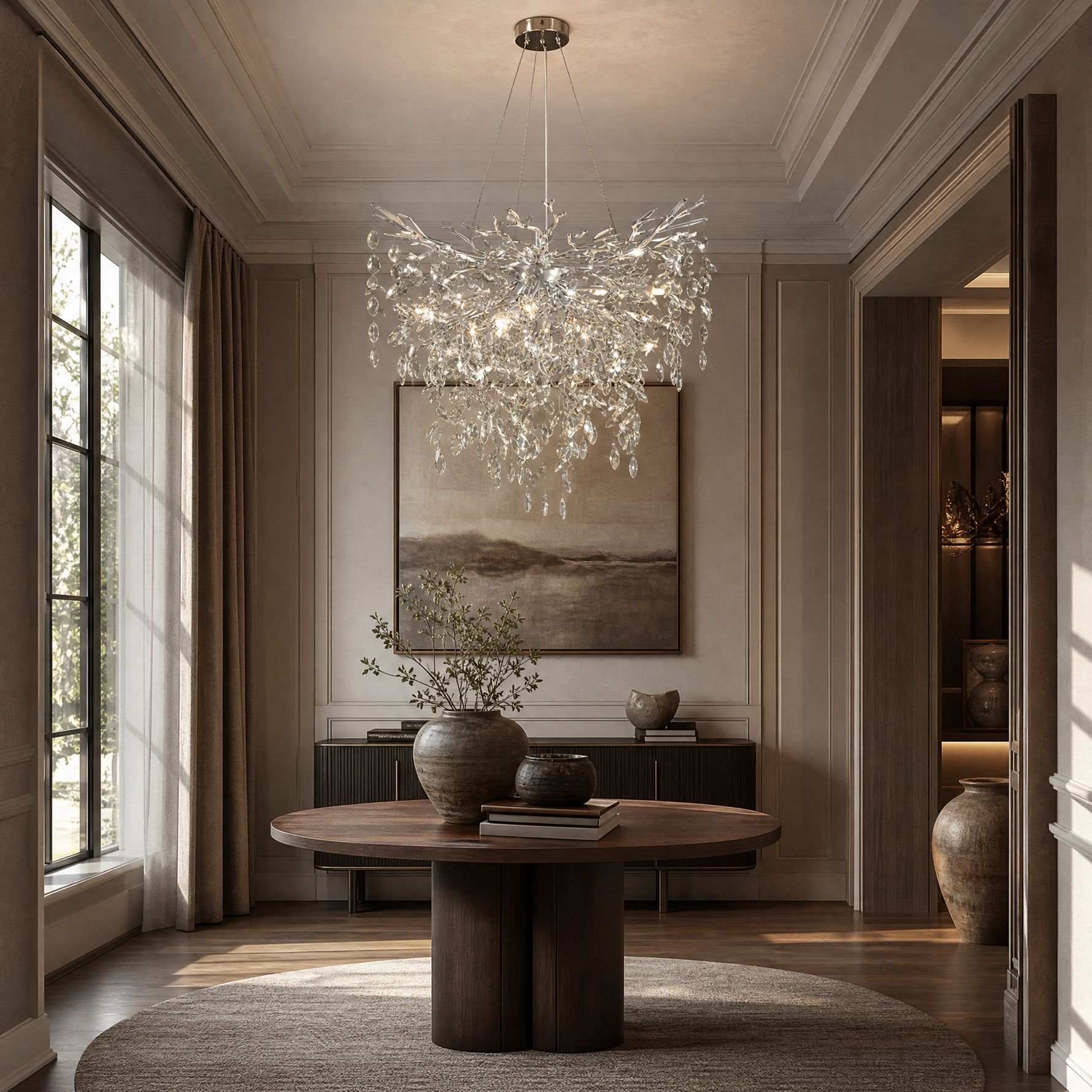 Mayanwan Branch Dining Pendant 1100 - Matte Black