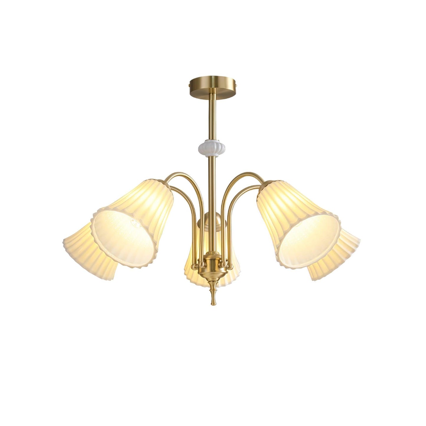 Medieval Ceramic Trumpet Chandelier - YIOSI