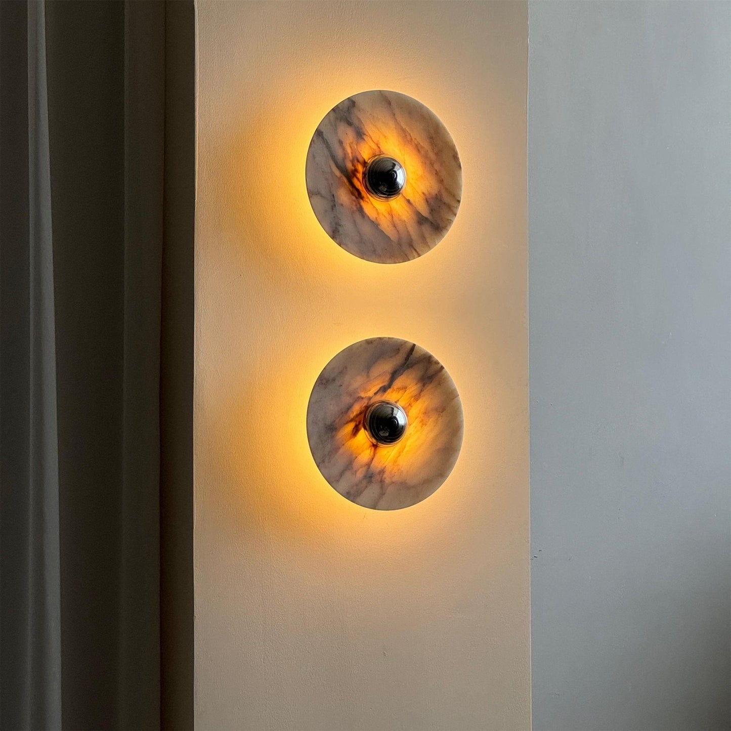 Messier Marble Rechargeable Wall Lamp - YIOSI