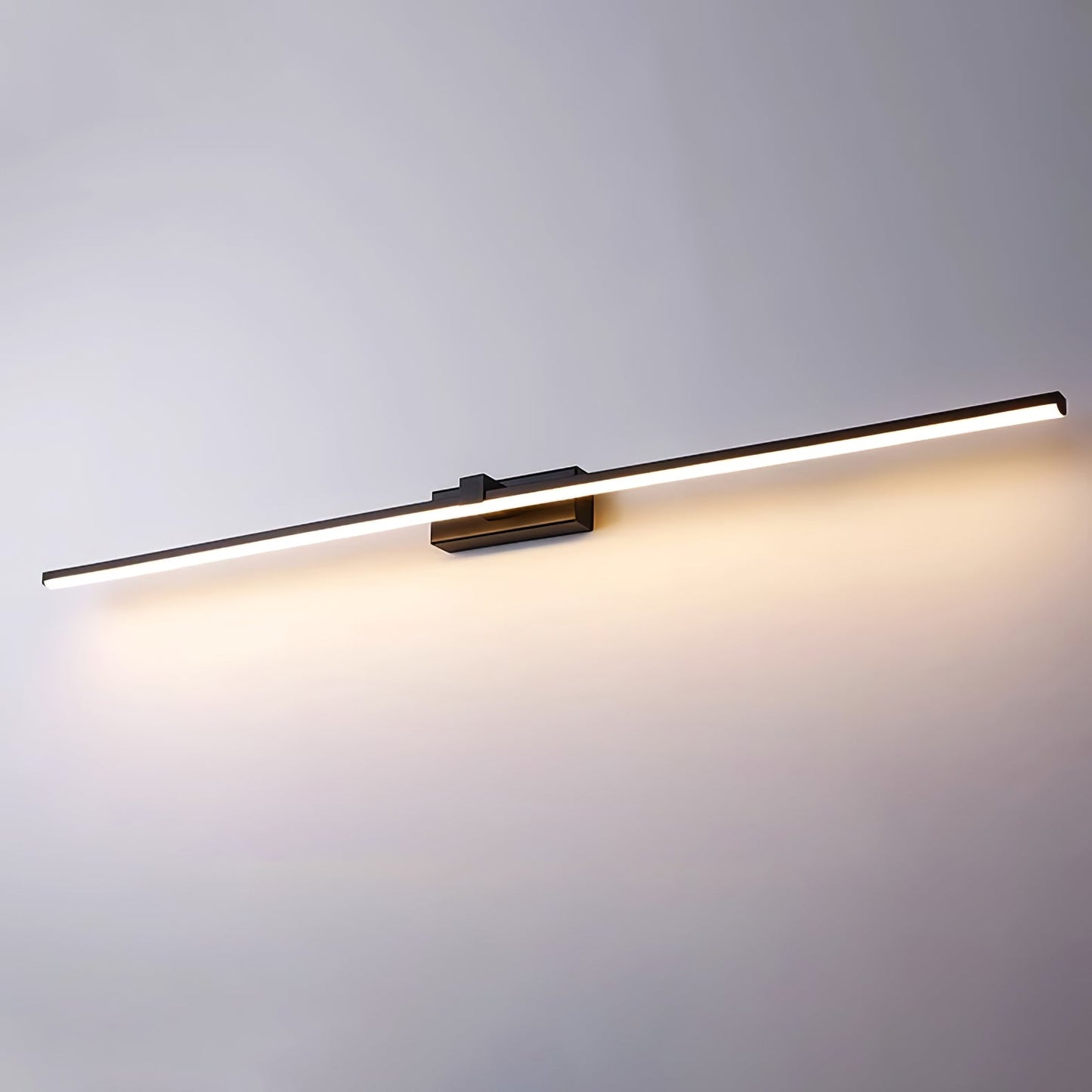 Vakkerlight Metal Linear Mirror Wall Light – Sleek Black/White Finish