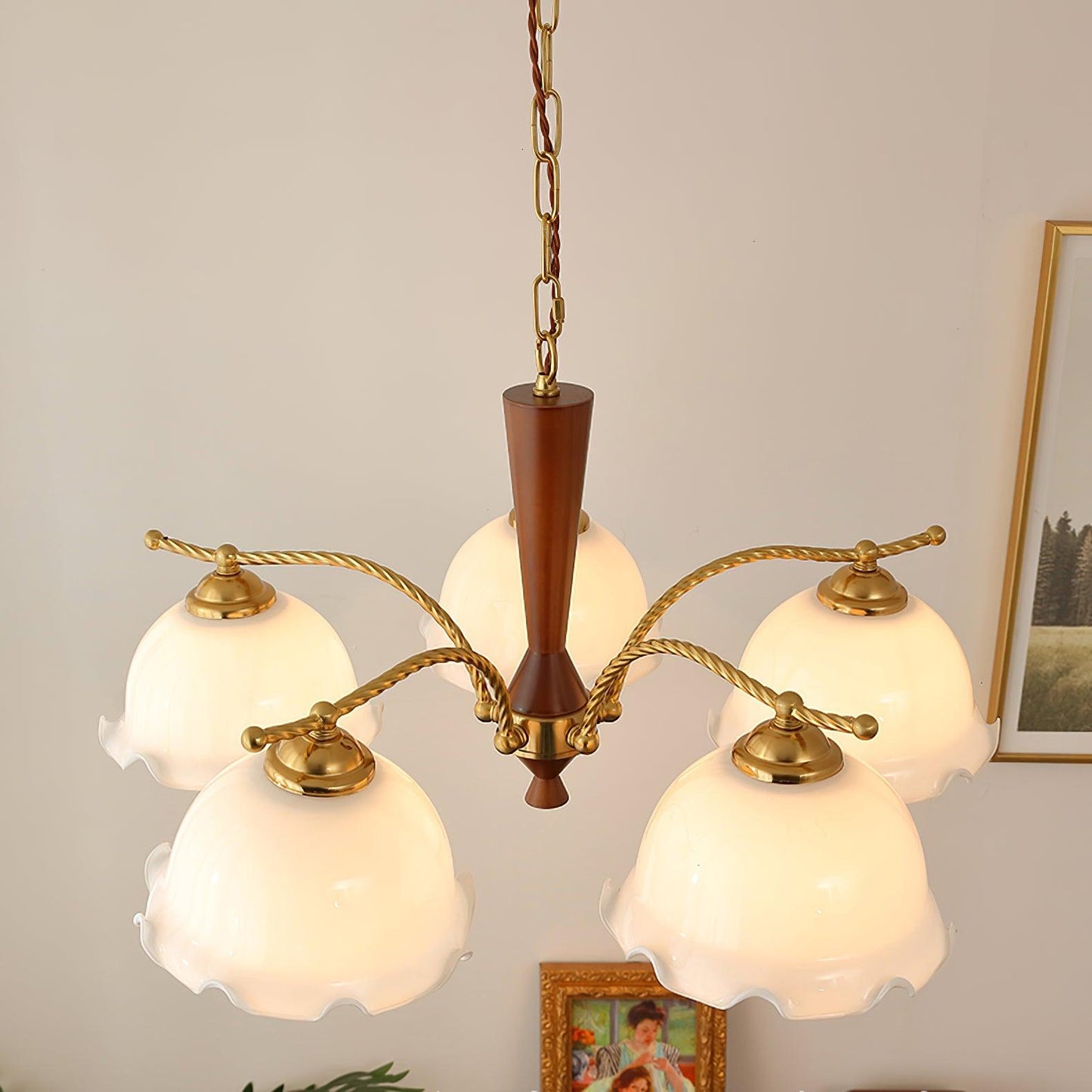 Milky Flower Chandelier - YIOSI