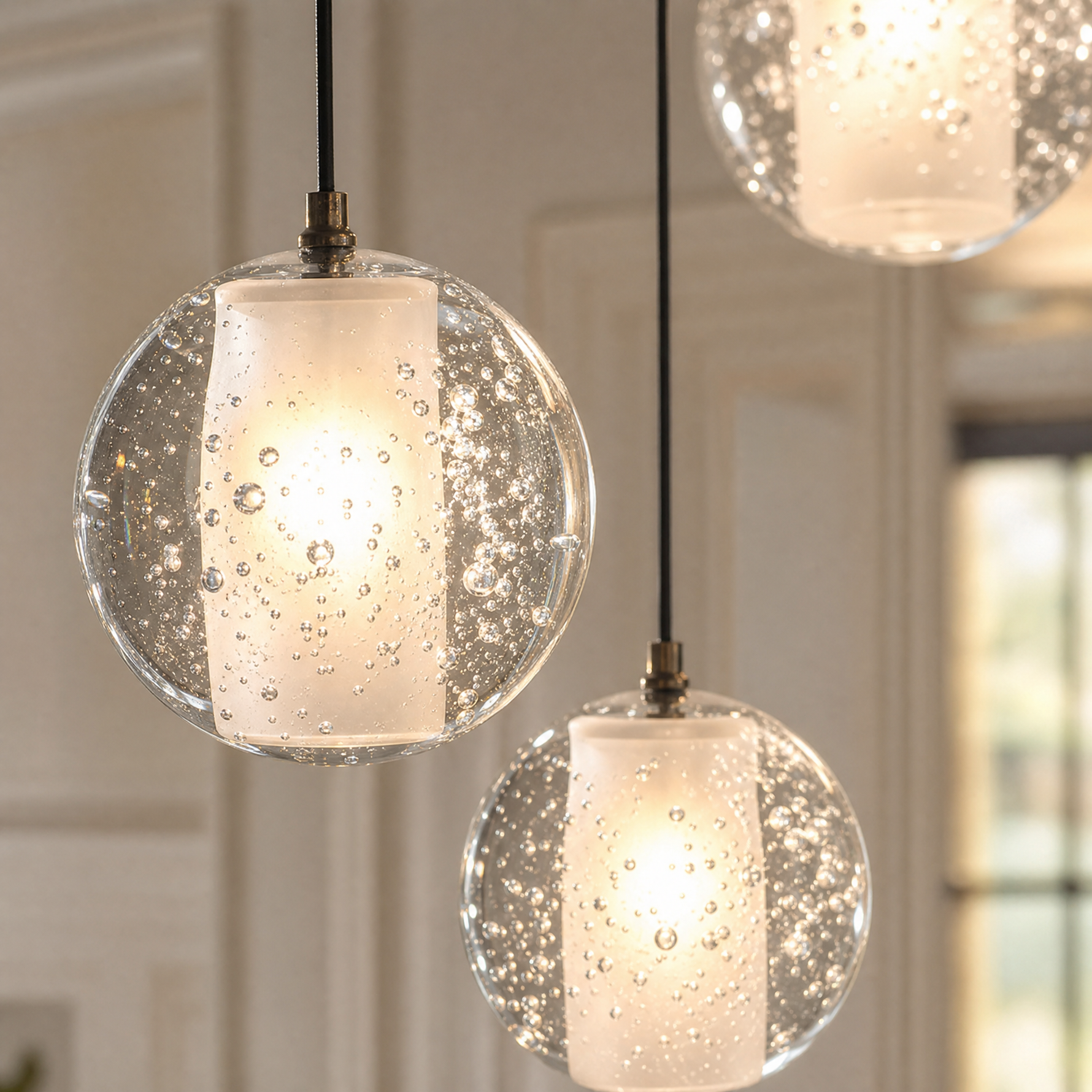 Modern 8-Light Crystal Spiral Staircase Chandelier