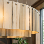 Modern Chandelier Organic Modern Gold Natural Stone Metal 2-Tier for Dining Room