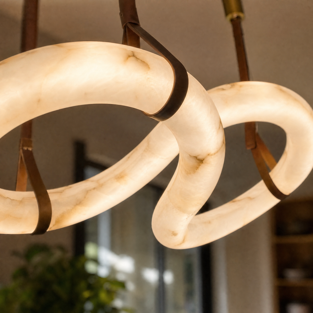 Modern Circular LED Pendant Chandelier
