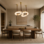 Modern Circular LED Pendant Chandelier