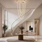Modern Crystal Bead Chandelier