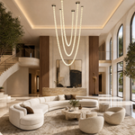 Modern Crystal Bead Chandelier
