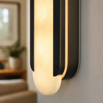 Modern Double-Panel Vertical Wall Sconce