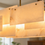 Modern Layered Rectangular Pendant Chandelier