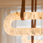 Modern Linked Oval LED Pendant Light