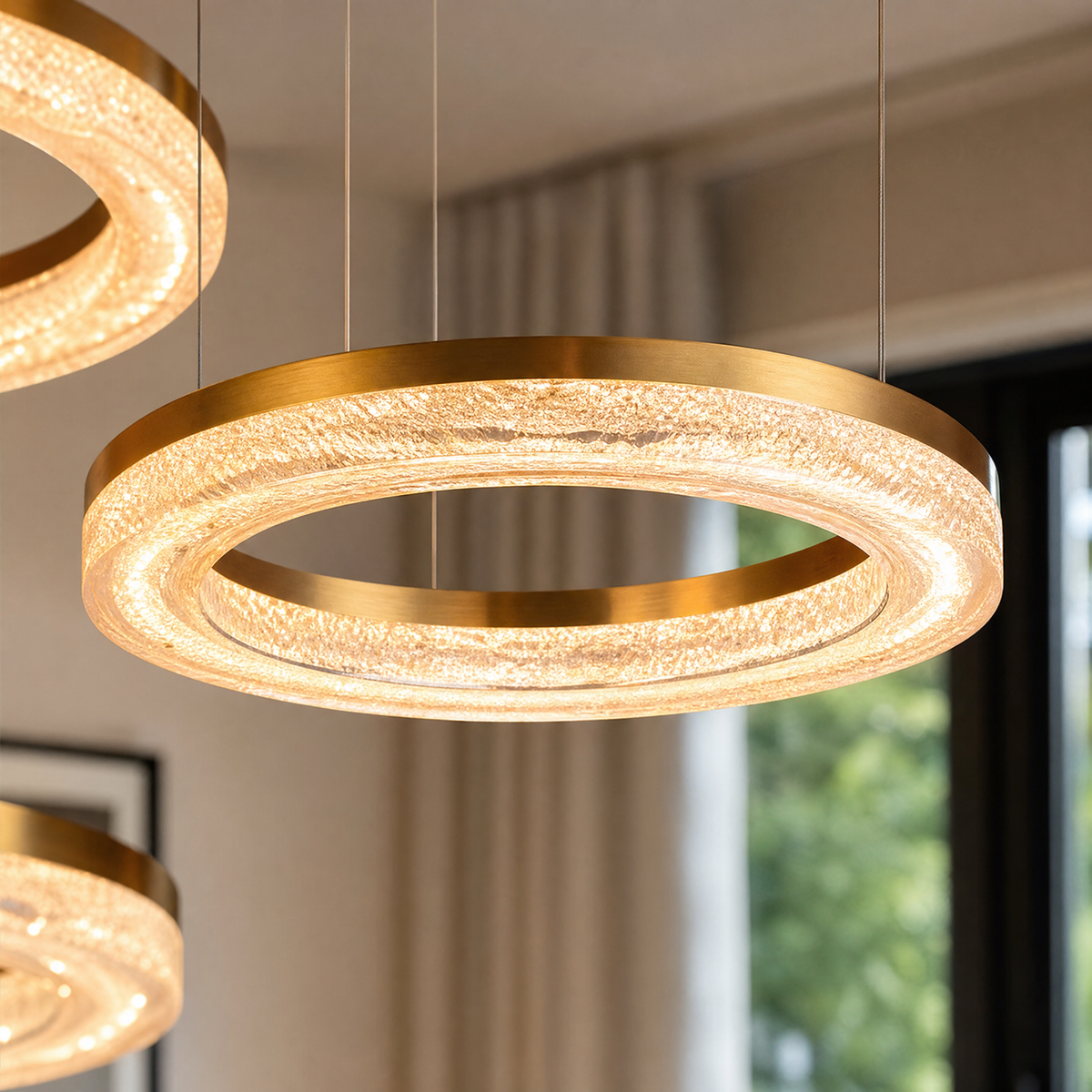 Modern Multi-Tier Cluster Chandelier