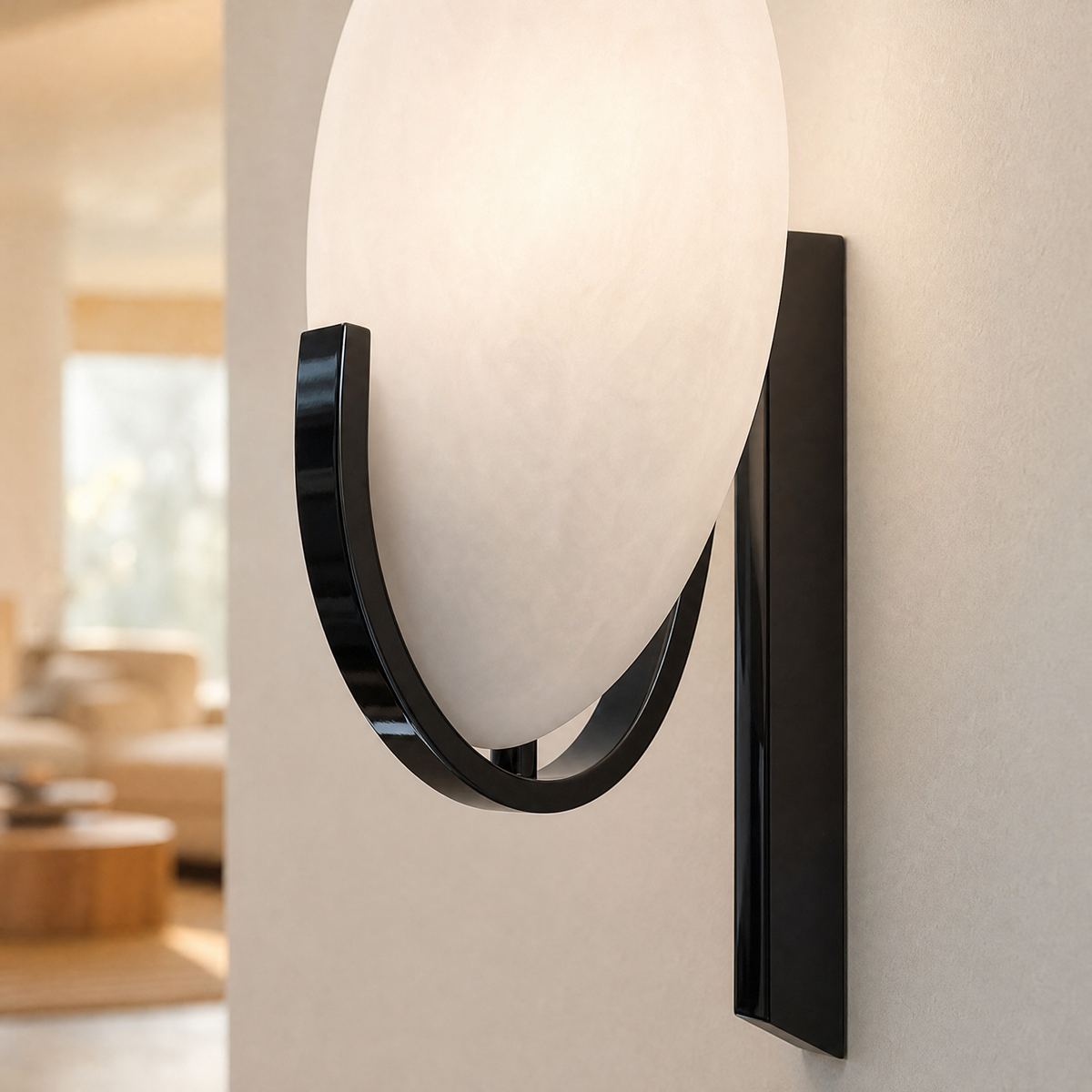 Modern Oval Wall Sconce