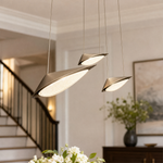 Modern Pendant Light Brushed Gold Bubble Glass for Dining Room Kitchen Island