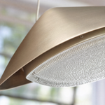 Modern Pendant Light Brushed Gold Bubble Glass for Dining Room Kitchen Island