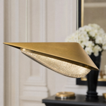 Modern Pendant Light Brushed Gold Bubble Glass for Dining Room Kitchen Island