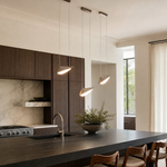 Modern Pendant Light Deep Gold Glass 1-Light for Dining Room Kitchen
