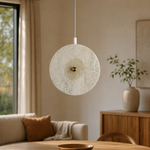 Modern Pendant Light Natural Stone Metal for Kitchen Dining Room