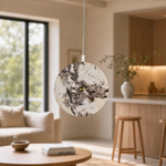 Modern Pendant Light Natural Stone Metal for Kitchen Dining Room