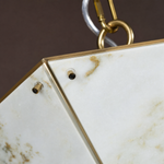Modern Pendant Light Organic Modern Stone-Look Metal W15.7" for Kitchen
