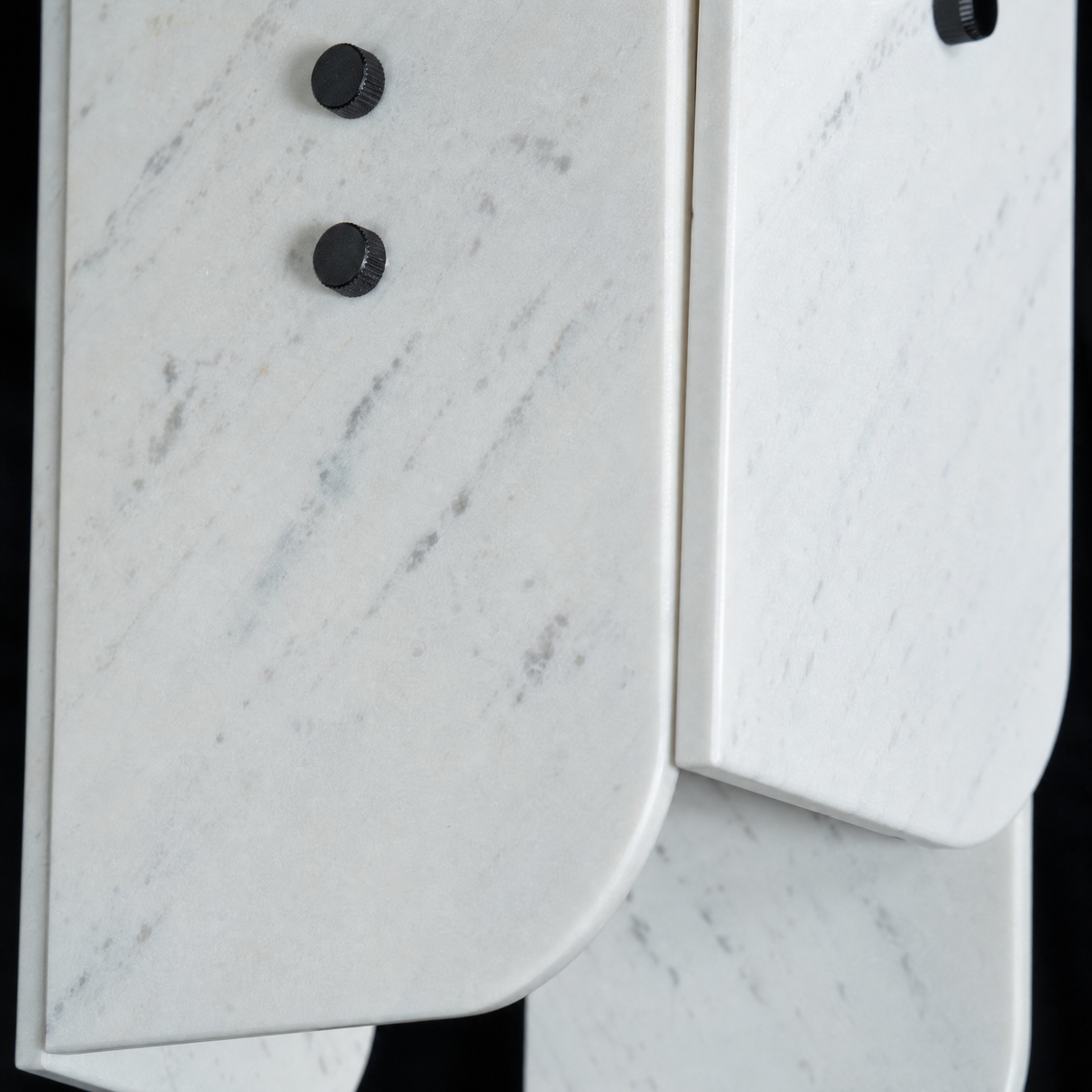 Modern Pendant Light Stone Panel Metal W5.9" for Kitchen Dining Room