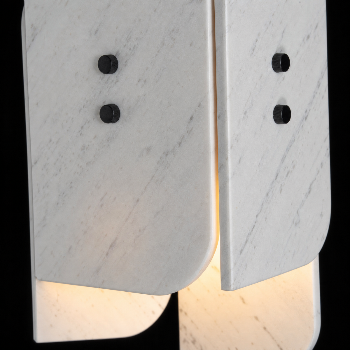Modern Pendant Light Stone Panel Metal W5.9" for Kitchen Dining Room